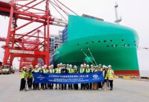 World’s largest LNG-powered container ship launches in Shanghai